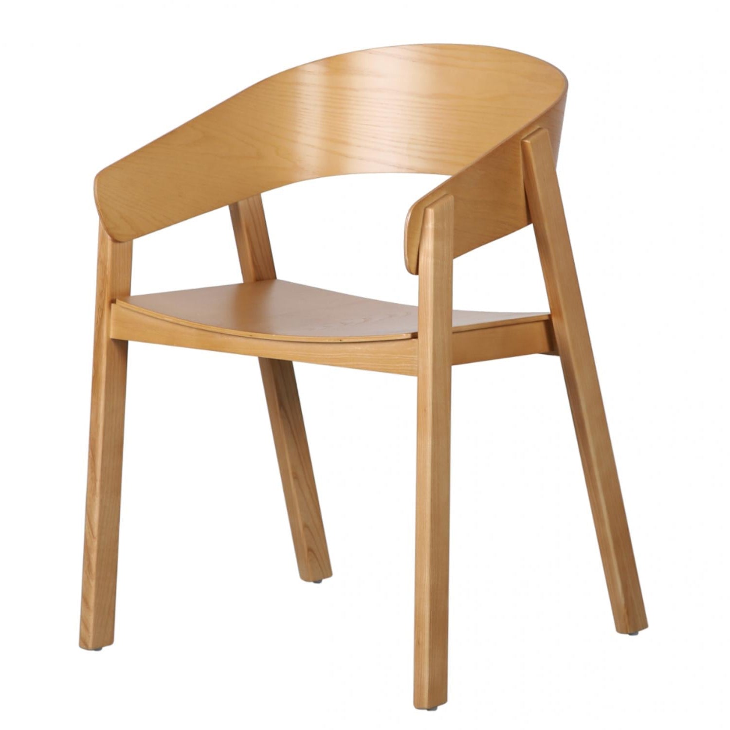 The Bondi 01- Natural Ash Wood Dining Chair (Set of 2)- NEW!