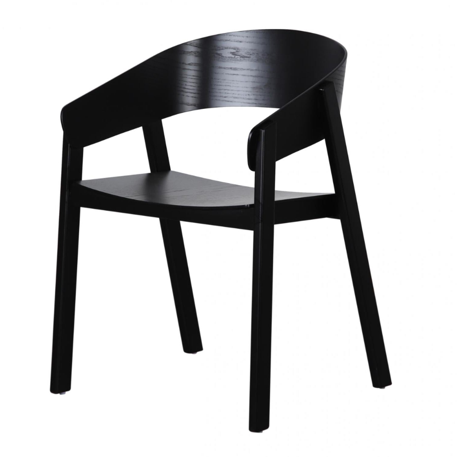 The Bondi 02- Black Ash Wood Dining Chair (Set of 2)- NEW!