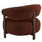 Darlinghurst 01- Rust Chenille Fabric Accent Chair- NEW!