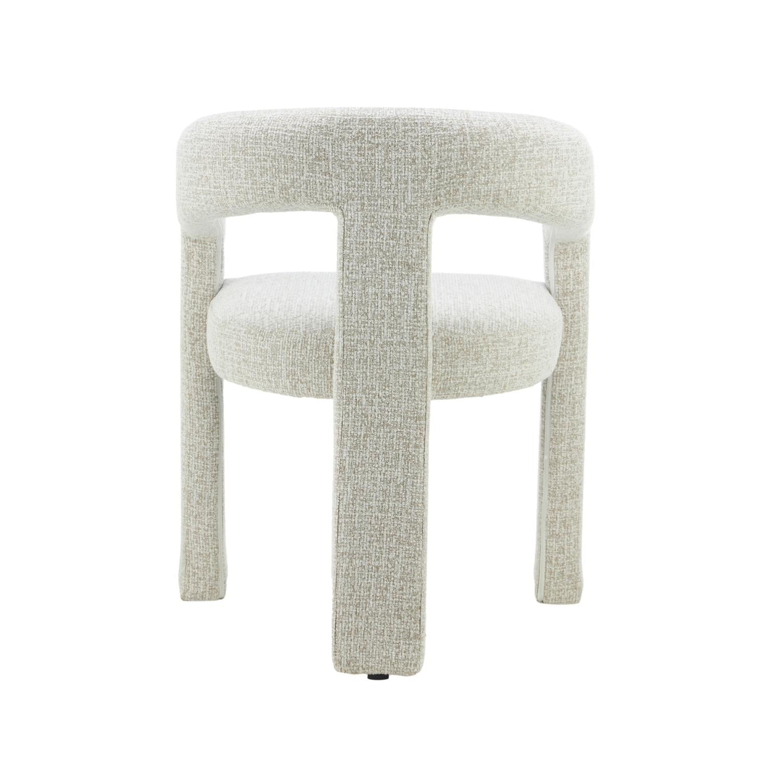 The Coogee 01- Light Grey Bouclé Fabric Dining Chair (Set of 2)- NEW!