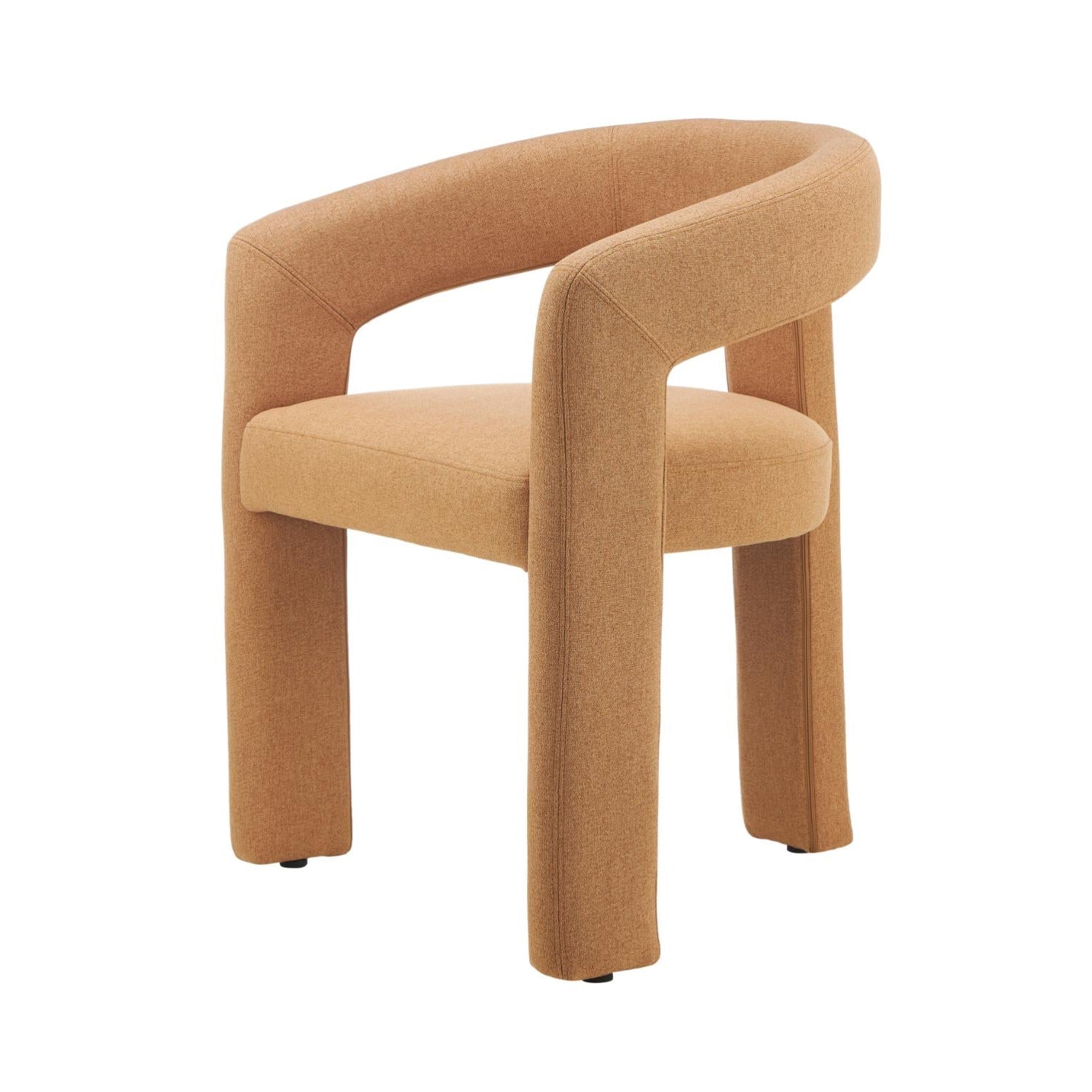 The Coogee 02- Orange Linen Fabric Dining Chair (Set of 2)- NEW!