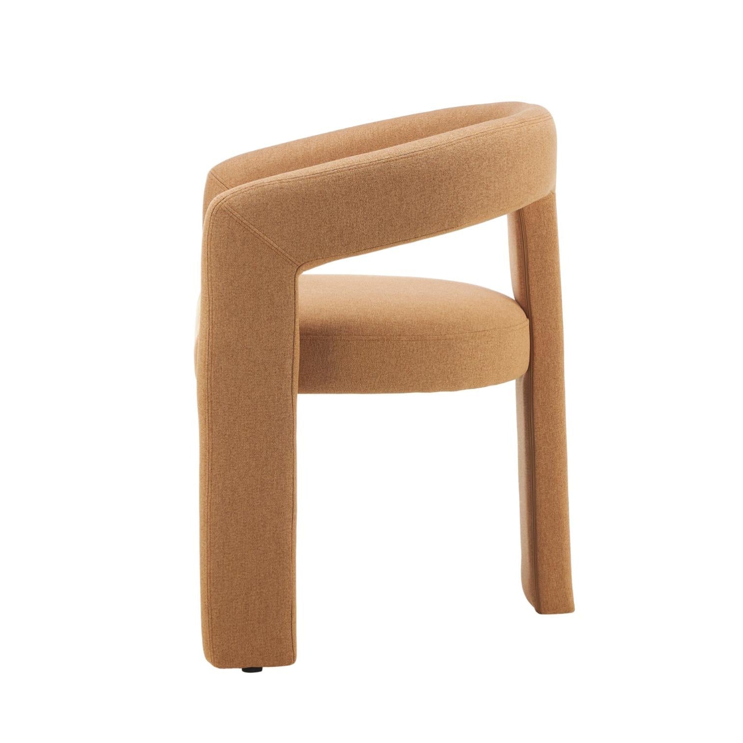 The Coogee 02- Orange Linen Fabric Dining Chair (Set of 2)- NEW!