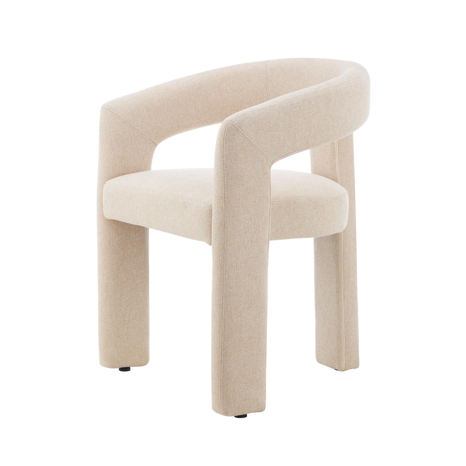 The Coogee 03- Sand Linen Fabric Dining Chair (Set of 2)- NEW!