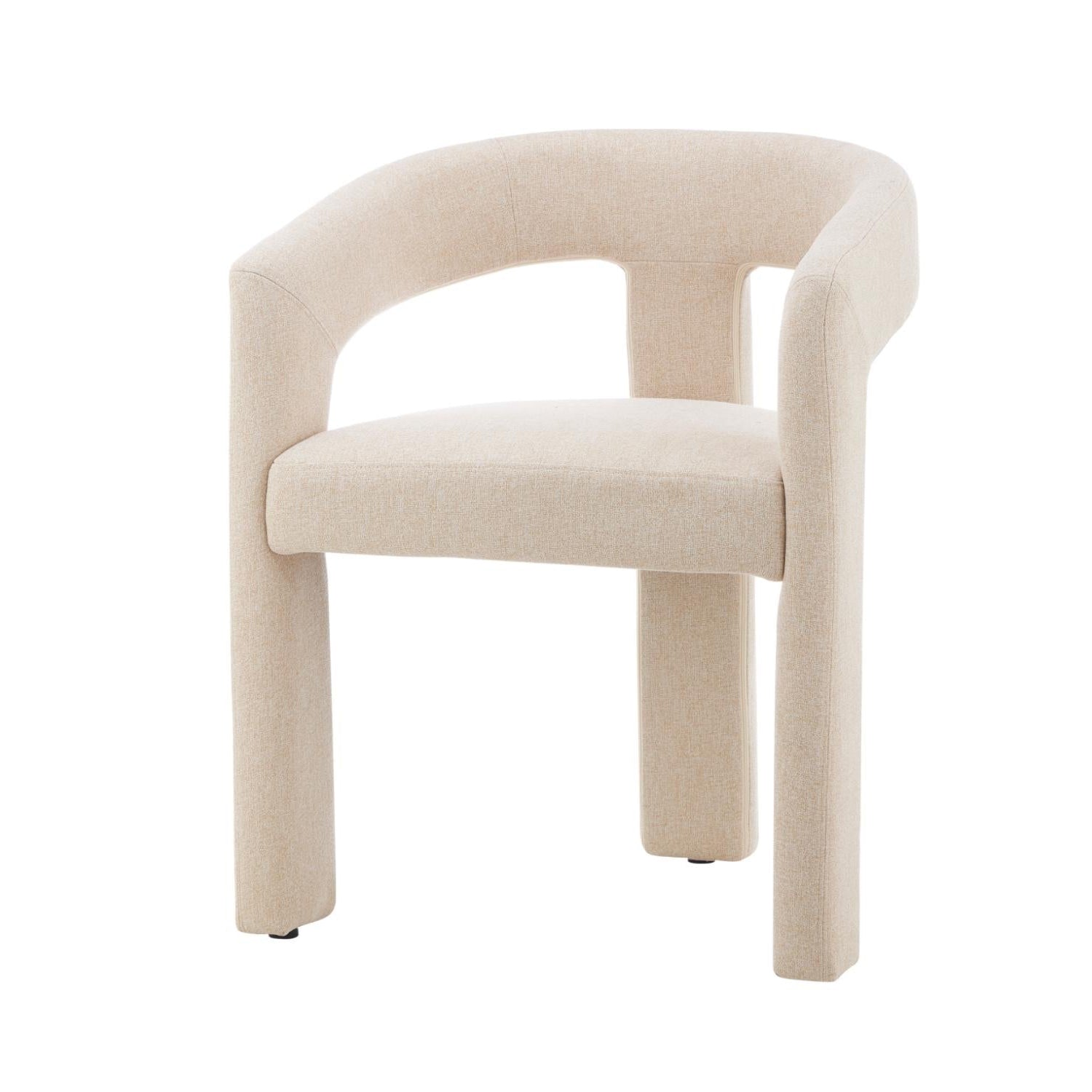 The Coogee 03- Sand Linen Fabric Dining Chair (Set of 2)- NEW!