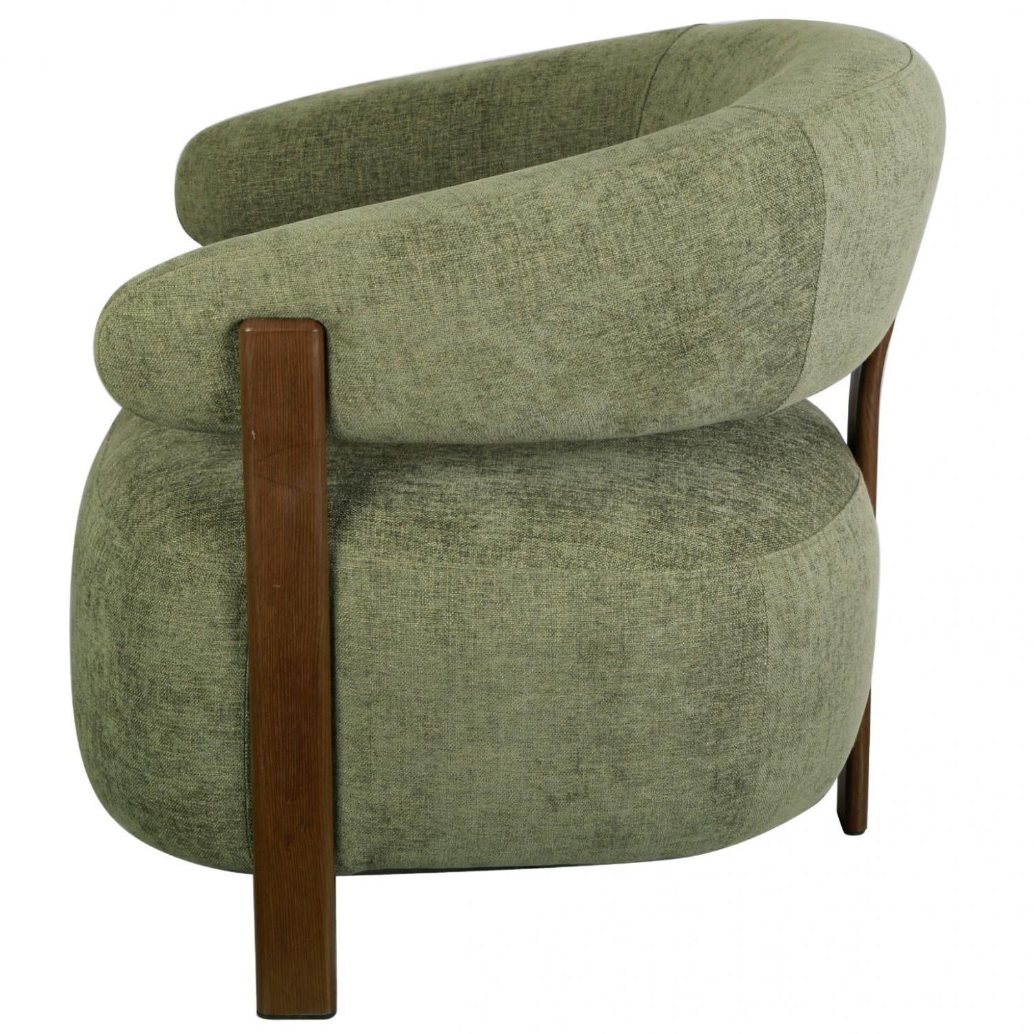 Darlinghurst 02- Olive Chenille Fabric Accent Chair- NEW!