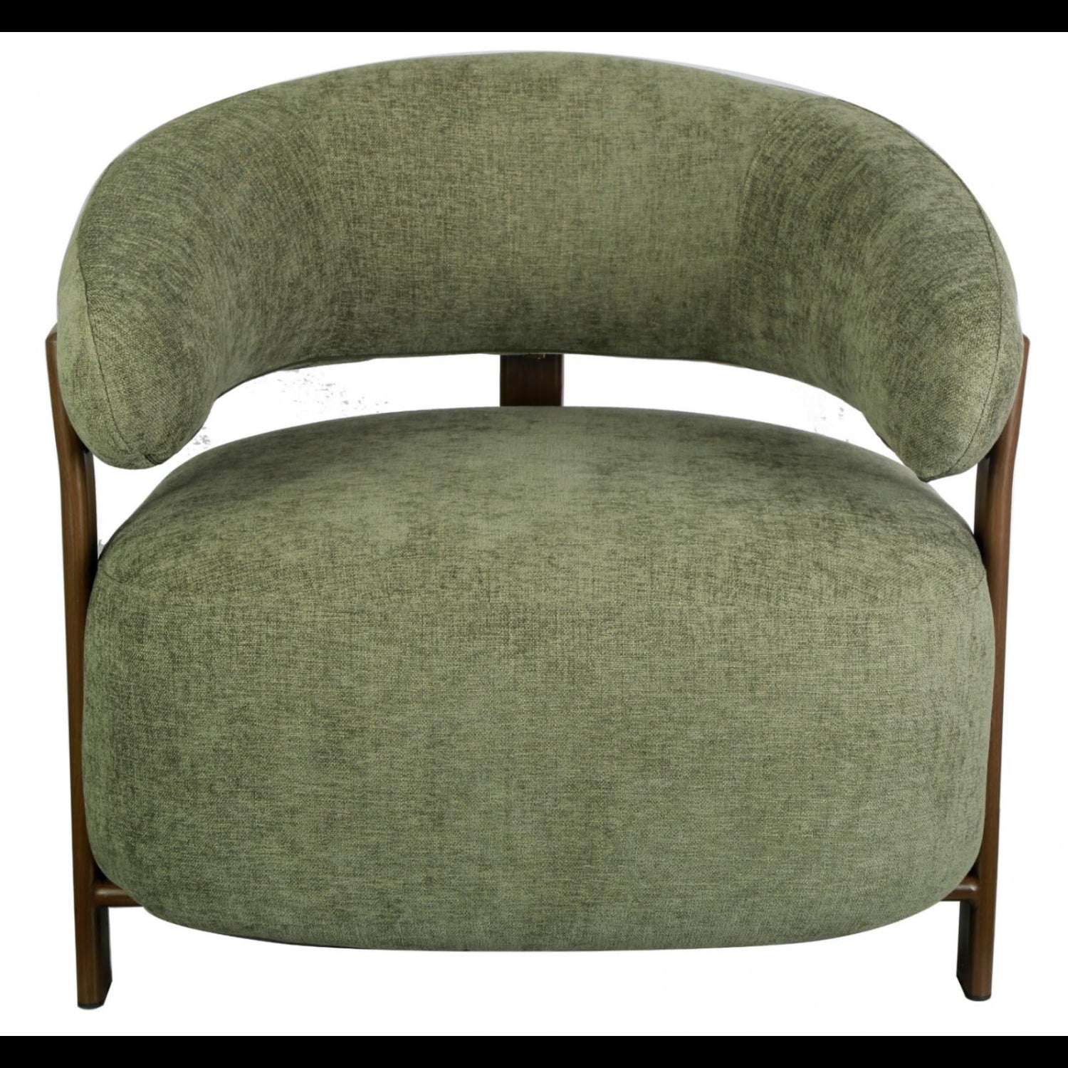 Darlinghurst 02- Olive Chenille Fabric Accent Chair- NEW!