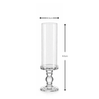 Roman Glass Candle Holders (Set of 3)
