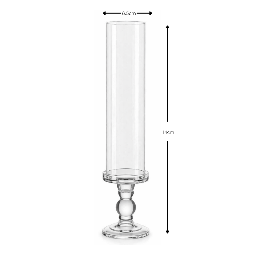 Roman Glass Candle Holders (Set of 3)