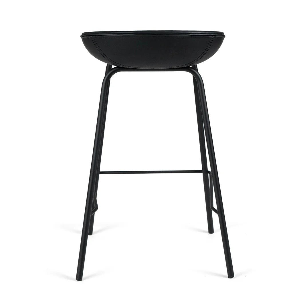 Giada Black Leatherette Counter Stool