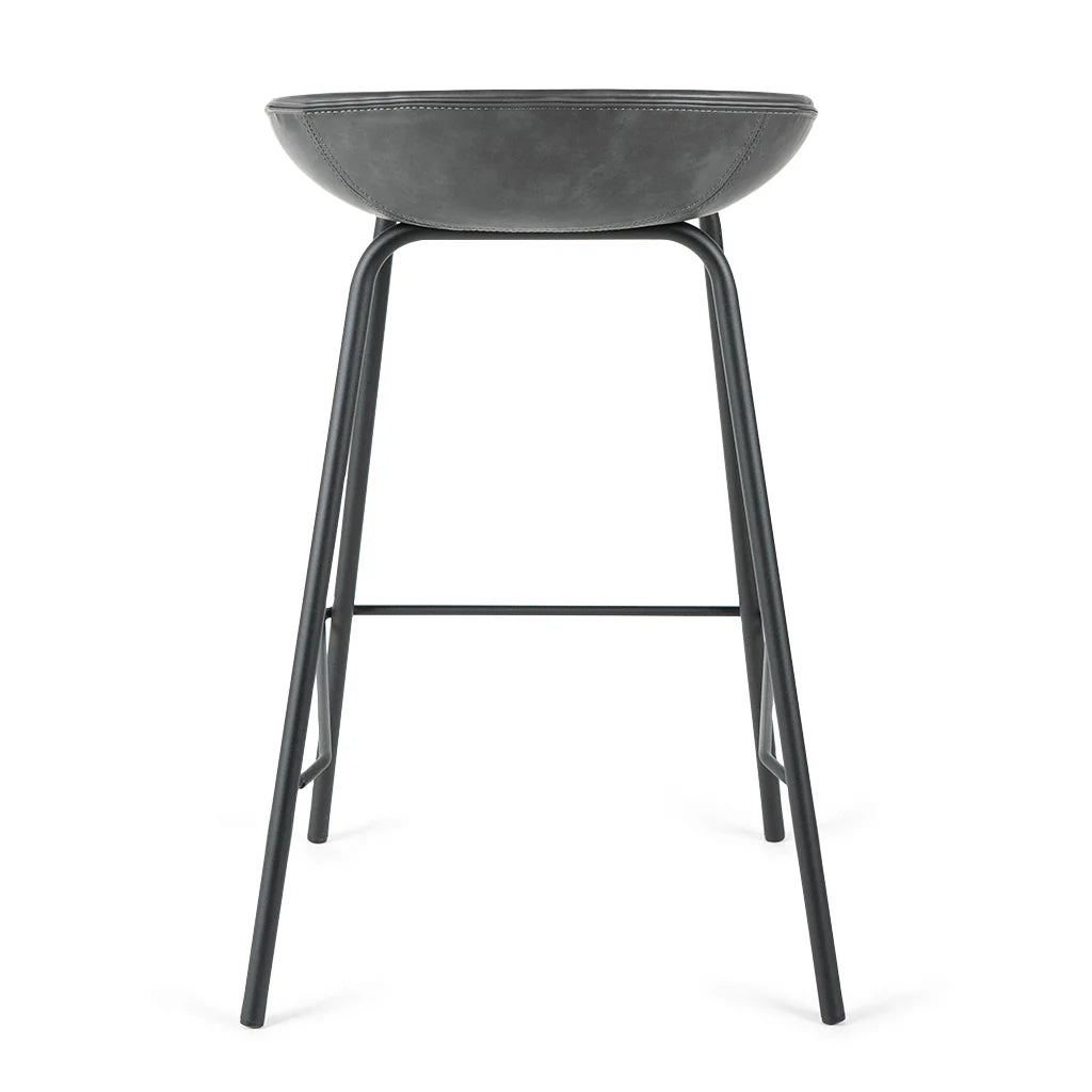 Giada Grey Leatherette Counter Stool