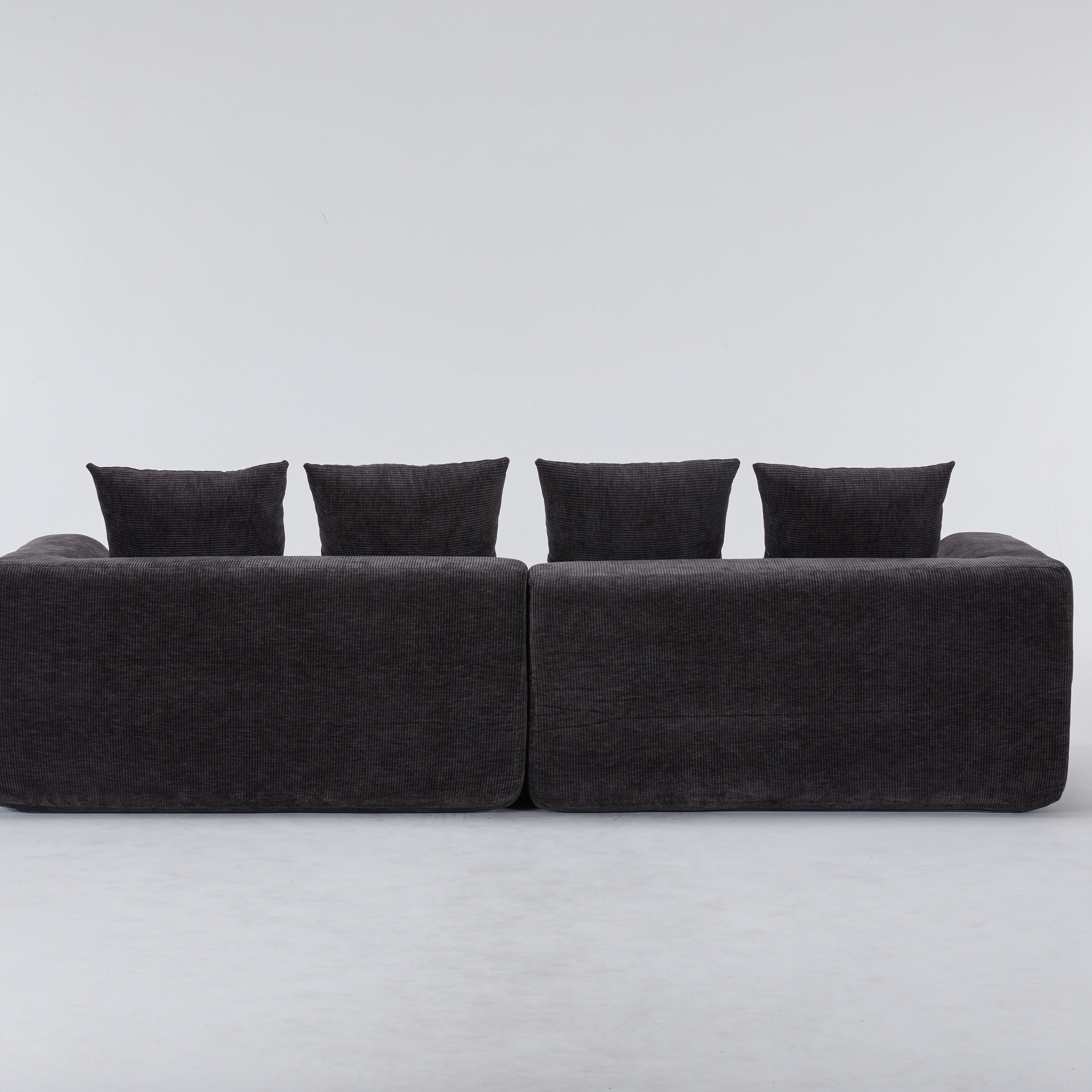 AirForm 02- Charcoal 3 Seater Sofa