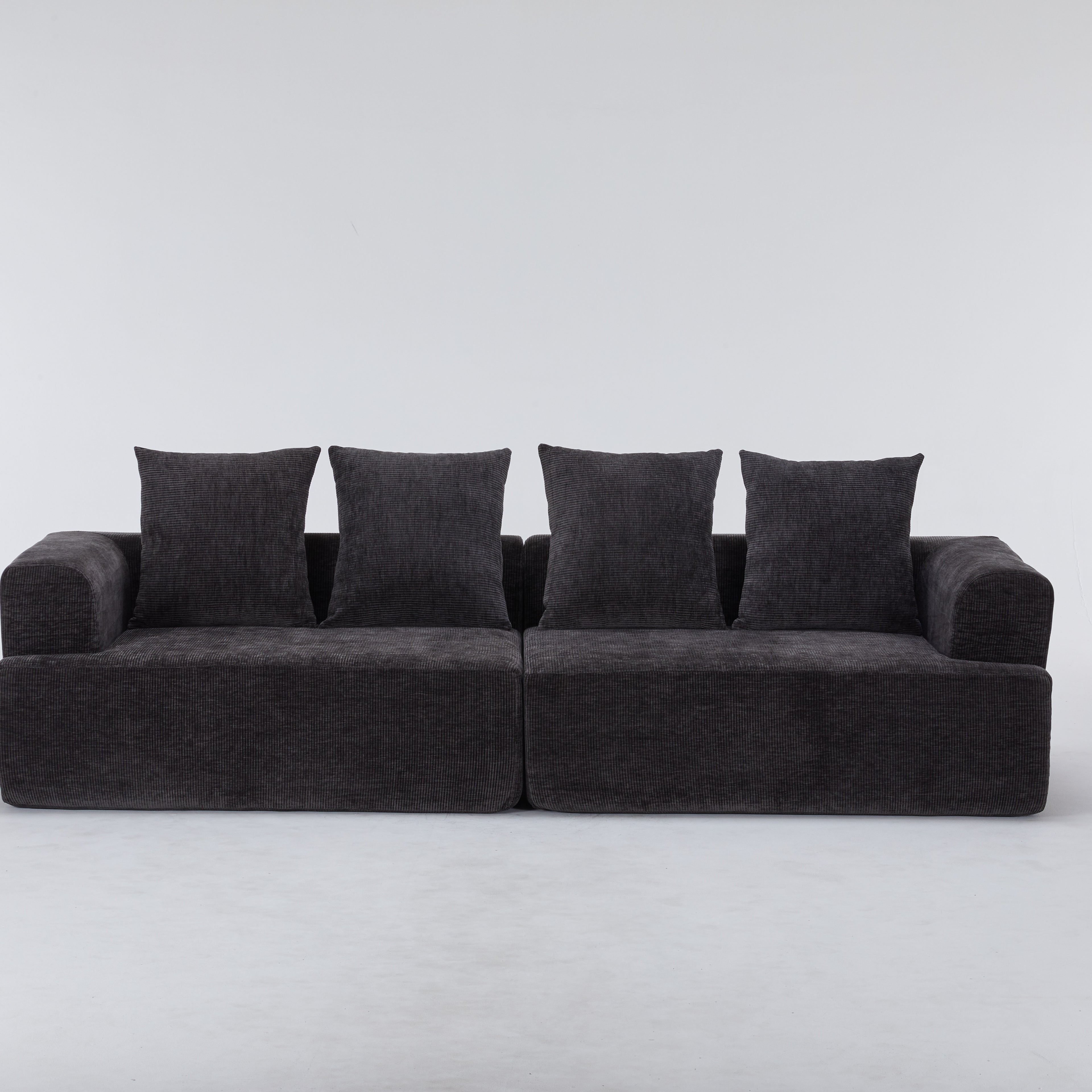 AirForm 02- Charcoal 3 Seater Sofa