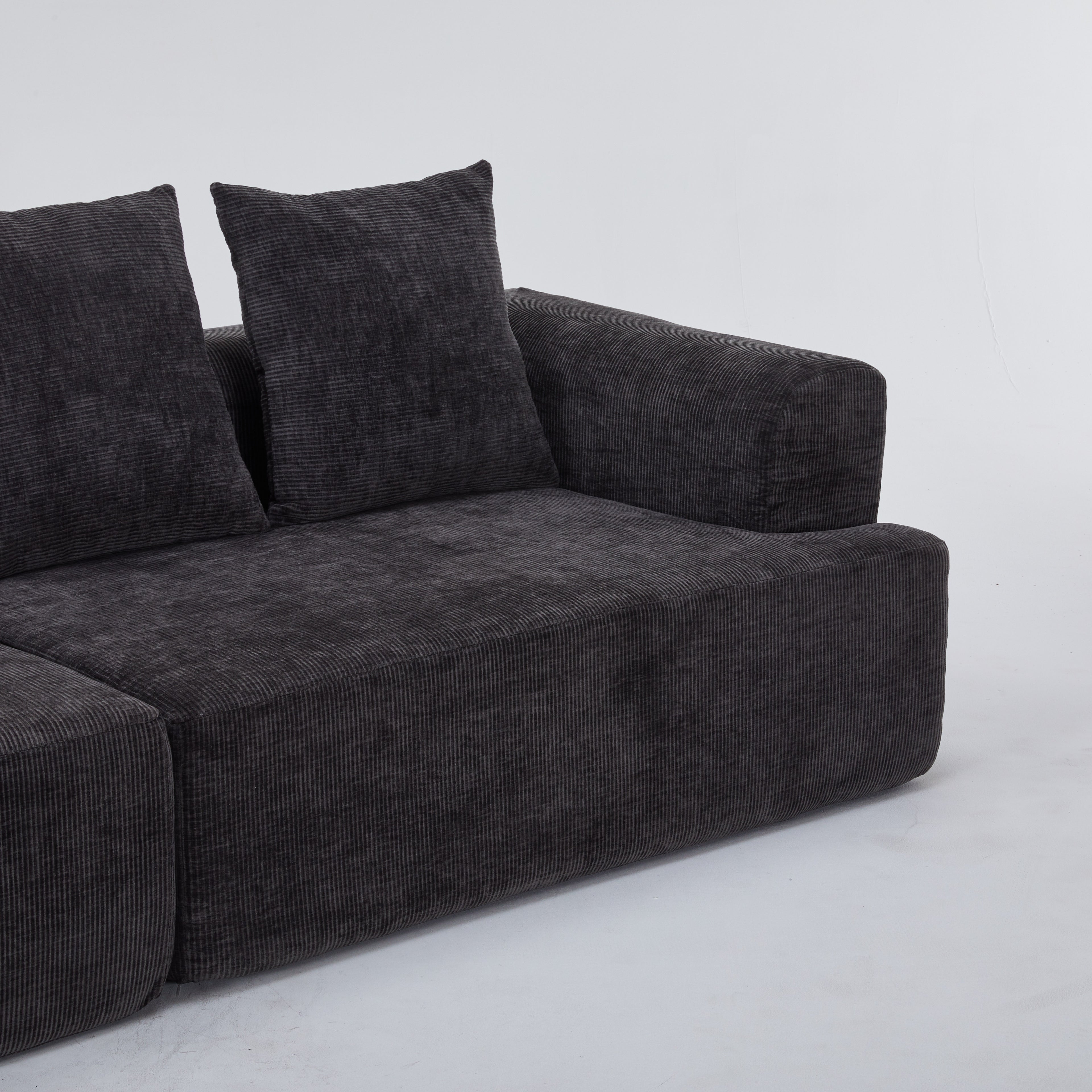 AirForm 02- Charcoal 3 Seater Sofa
