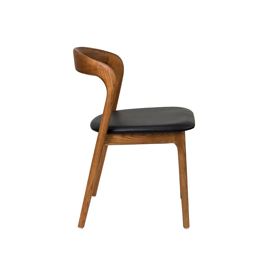 Mira Walnut Oak Dining Chair