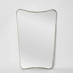 Contour Line Small Mirror- Gold