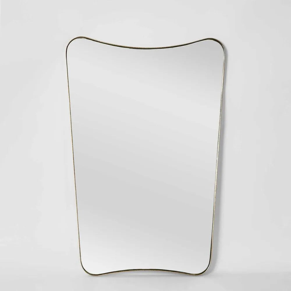 Contour Line Small Mirror- Gold
