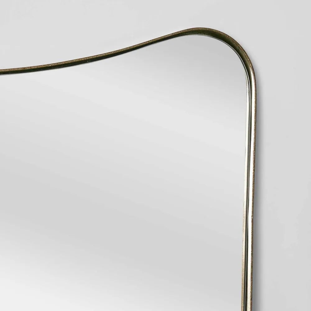 Contour Line Small Mirror- Gold