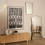 Contour Line Small Mirror- Gold