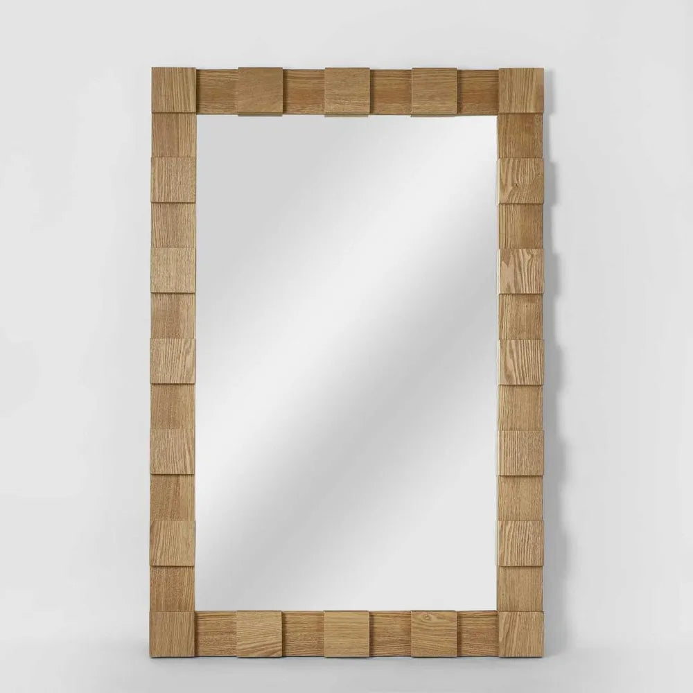 Monument Wall Mirror- Oak