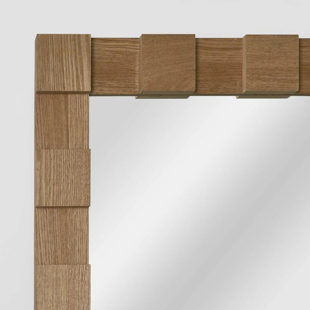 Monument Wall Mirror- Oak