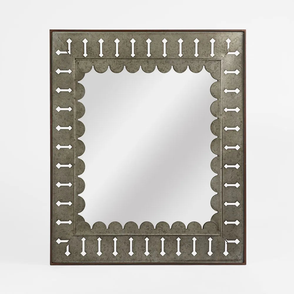 Archer Square Mirror- Iron