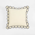 Elara Blue Edge Throw Cushion