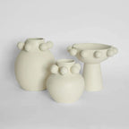 Decorative Bobble Bowl- White