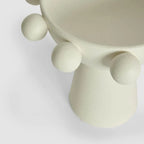 Decorative Bobble Bowl- White