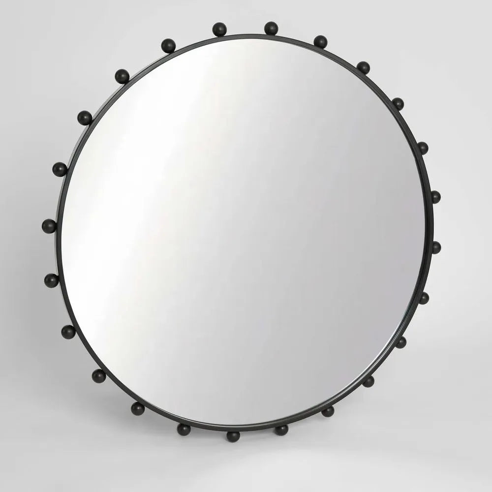 Argo Round Mirror- Black