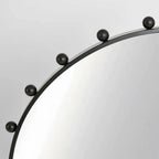 Argo Round Mirror- Black