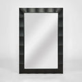 Facet Rectangle Mirror- Black