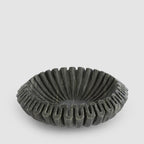 Decorative Wave Bowl- Black Marble