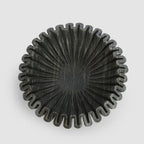 Decorative Wave Bowl- Black Marble
